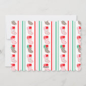 Cartes Pour Fêtes Annuelles Noël des restes de Noël (Dos)