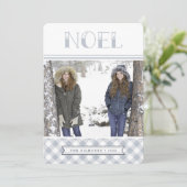 Cartes Pour Fêtes Annuelles Noel d'hiver | Photo de vacances (Debout devant)
