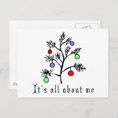 Cartes Pour Fêtes Annuelles Noël drôle (Devant / Derrière)