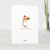 Cartes Pour Fêtes Annuelles Noël drôle (Dos)
