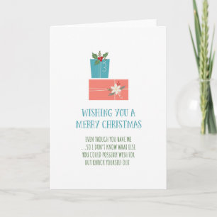 Cartes Pour Fêtes Annuelles Noël drôle