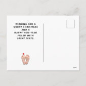 Cartes Pour Fêtes Annuelles Noël drôle (Dos)