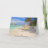 Cartes Pour Fêtes Annuelles Noël drôle (Dos)