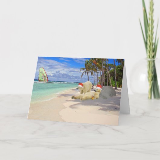 Cartes Pour Fêtes Annuelles Noël drôle (Devant)