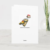 Cartes Pour Fêtes Annuelles Noël drôle (Dos)