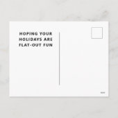 Cartes Pour Fêtes Annuelles Noël drôle (Dos)