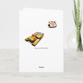 Cartes Pour Fêtes Annuelles Noël drôle (Dos)