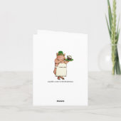 Cartes Pour Fêtes Annuelles Noël drôle (Dos)