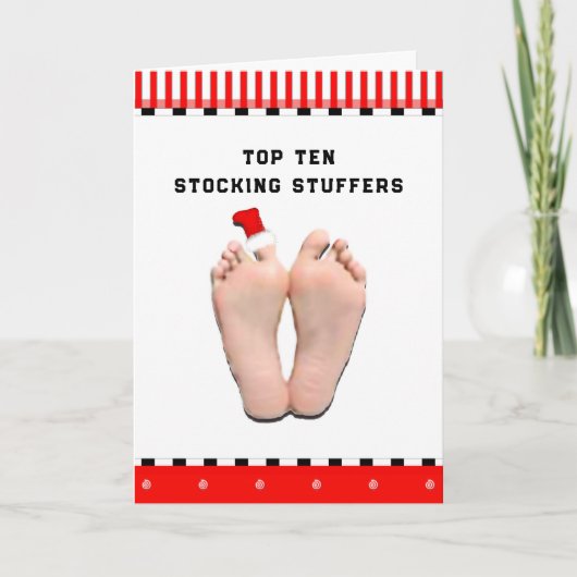 Cartes Pour Fêtes Annuelles Noël drôle (Devant)