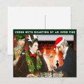 Cartes Pour Fêtes Annuelles Noël drôle (Devant / Derrière)