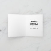 Cartes Pour Fêtes Annuelles Noël drôle de basket-ball (Intérieur)