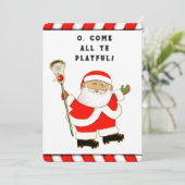 Cartes Pour Fêtes Annuelles Noël drôle de crosse (Debout devant)