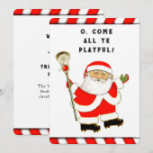 Cartes Pour Fêtes Annuelles Noël drôle de crosse (Devant / Derrière)