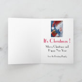 Cartes Pour Fêtes Annuelles Noël drôle de la faune (Intérieur)