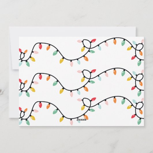 Cartes Pour Fêtes Annuelles Noël drôle de paresse (Dos)