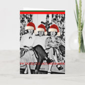 Cartes Pour Fêtes Annuelles Noël drôle de photo (Dos)
