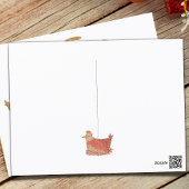 Cartes Pour Fêtes Annuelles Noël drôle de poulet