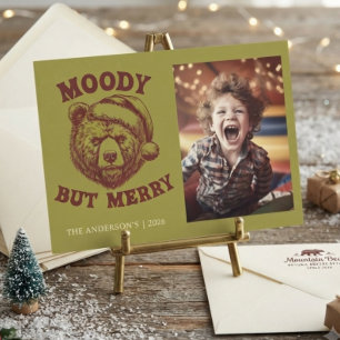 Cartes Pour Fêtes Annuelles Noël drôle sarcastique et lunatique