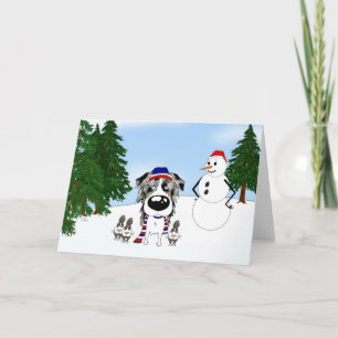 Cartes Pour Fêtes Annuelles Noël du berger australien
