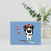 Cartes Pour Fêtes Annuelles Noël du berger australien (Debout devant)