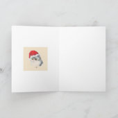 Cartes Pour Fêtes Annuelles Noël du chat (Intérieur)