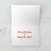 Cartes Pour Fêtes Annuelles Noël du château de Tulloch de Clan Bain écossais (Intérieur)