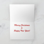 Cartes Pour Fêtes Annuelles Noël du château de Tulloch du Clan Davidson écossa (Intérieur)