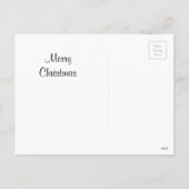 Cartes Pour Fêtes Annuelles Noël du cheval (Dos)