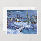 Cartes Pour Fêtes Annuelles Noël Du Dock (Devant / Derrière)