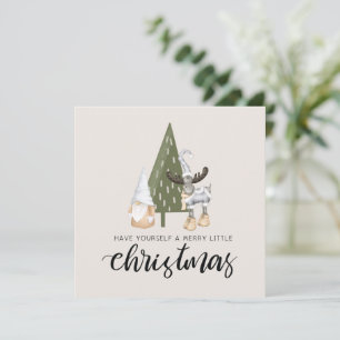 Cartes Pour Fêtes Annuelles Noël du gnome nordique mou