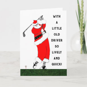 Cartes Pour Fêtes Annuelles Noël du golf