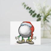 Cartes Pour Fêtes Annuelles Noël du golf (Debout devant)