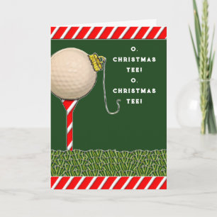 Cartes Pour Fêtes Annuelles Noël du golf