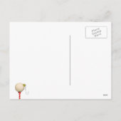 Cartes Pour Fêtes Annuelles Noël du golf (Dos)