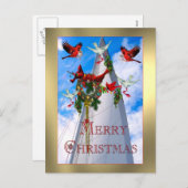 Cartes Pour Fêtes Annuelles Noël du marin (Devant / Derrière)