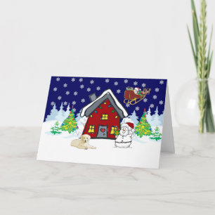 Cartes Pour Fêtes Annuelles Noël du pays du Laboratoire Jaune