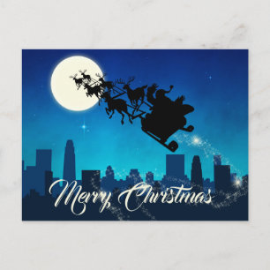 Cartes Pour Fêtes Annuelles Noël du Père Noël Sleigh