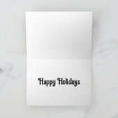 Cartes Pour Fêtes Annuelles Noël du Père Noël Steampunk (Intérieur)