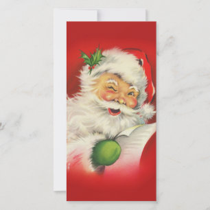 Cartes Pour Fêtes Annuelles Noël du Père Noël vintage