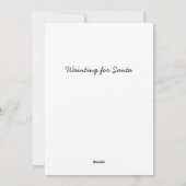 Cartes Pour Fêtes Annuelles Noël du pingouin (Dos)