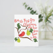 Cartes Pour Fêtes Annuelles Noël du premier jour (Debout devant)