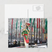 Cartes Pour Fêtes Annuelles Noël du Rockefeller Center (Devant / Derrière)