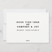 Cartes Pour Fêtes Annuelles Noël du surf de plage (Dos)