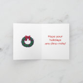 Cartes Pour Fêtes Annuelles Noël du tigre (Intérieur)