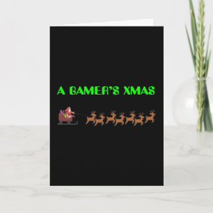 Cartes Pour Fêtes Annuelles Noël d'un Gamer