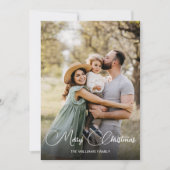 Cartes Pour Fêtes Annuelles Noël d'une photo moderne (Devant)