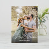 Cartes Pour Fêtes Annuelles Noël d'une photo moderne (Debout devant)