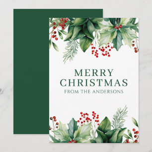 Cartes Pour Fêtes Annuelles Noël élégant 