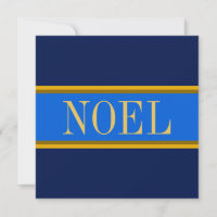 NOEL Elegant Royal Navy Bleu Golden Brown rayures