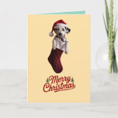 Cartes Pour Fêtes Annuelles Noël en Dalmatie (Devant)